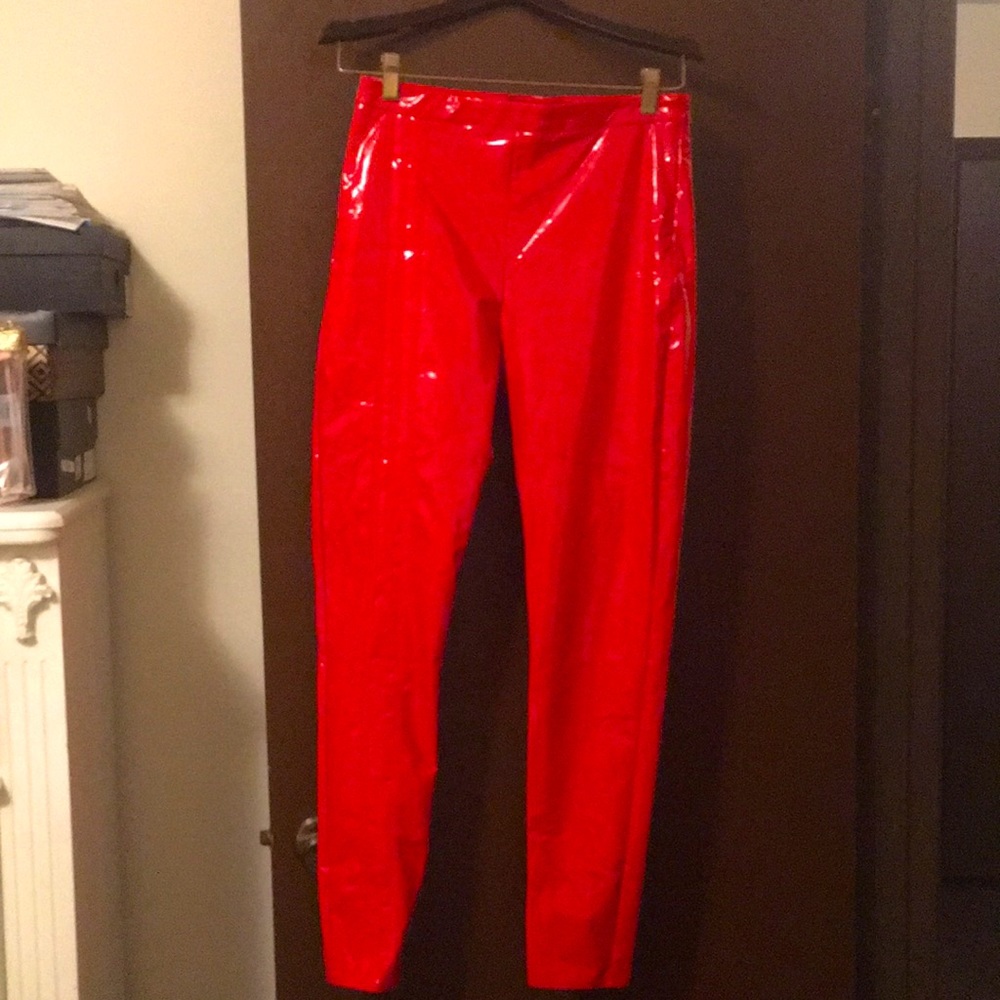 Pink Adidas Latex pants size Large. Stretchy material. Original packaging. NWT.